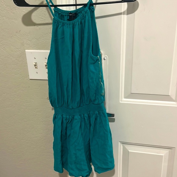 Romper. Rue 21. Teal color - Picture 1 of 2